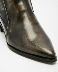 Brushed Leather Boots